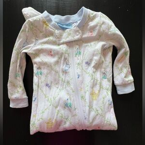 Boutique Easter Baby Onesie Classic Whimsy with Zipper